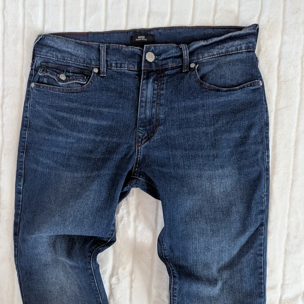 True Religion Rocco Relaxed Skinny Fit Denim Jeans Mens Size 34